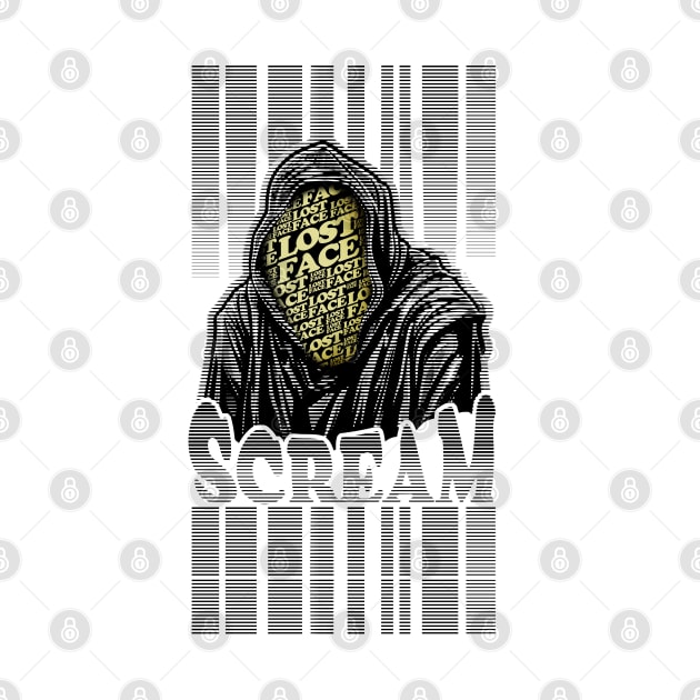 Scream VI (Scream 6) ghostface lostface horror movie graphic design by ironpalette