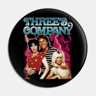 The Classic Three's Company Pin