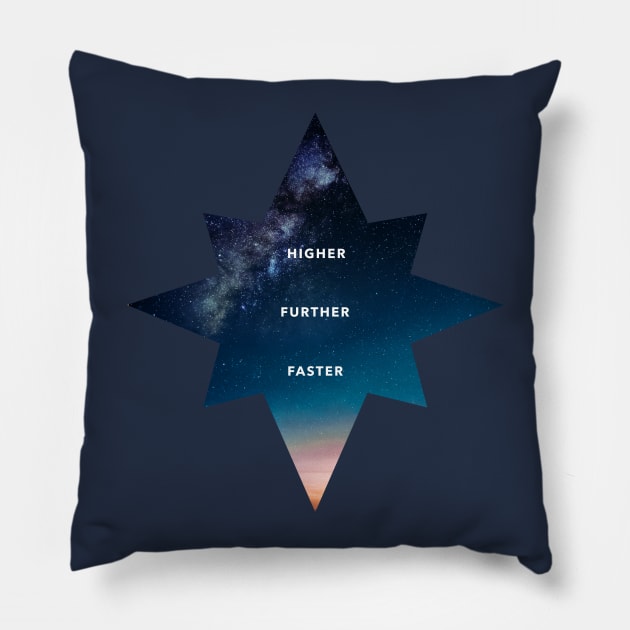 Higher to the star ! Pillow by AO01