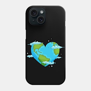 Erath Day Heart Phone Case