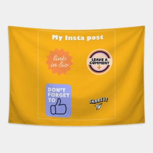 Support Social Media Post Tapestry