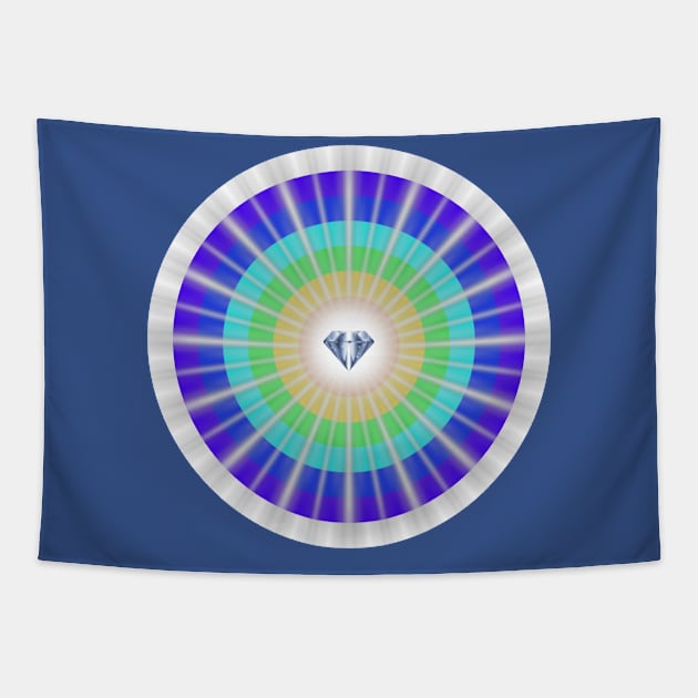 Rainbow Diamond Light - 3 Tapestry by ShineYourLight