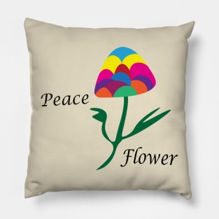 Peace Flower Pillow