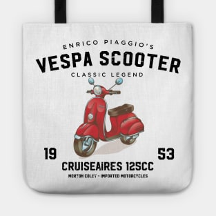 Vintage Piaggio Vespa Scooter 1953 125cc Tote