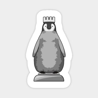 Penguin as Chess piece King Magnet