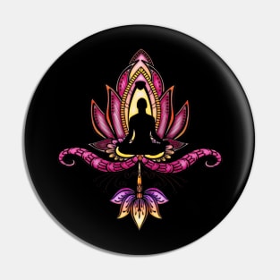 Wonderful colorful lotus flower Pin