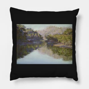 Lyrebird Track reflections Pillow