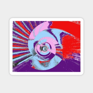 Spirale Hypnose / Swiss Artwork Photography Magnet