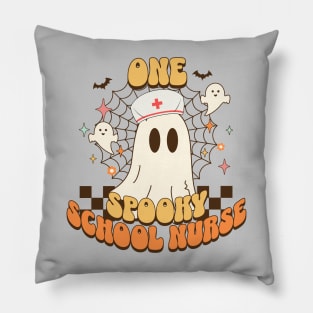 One Spooky School Nurse Pillow