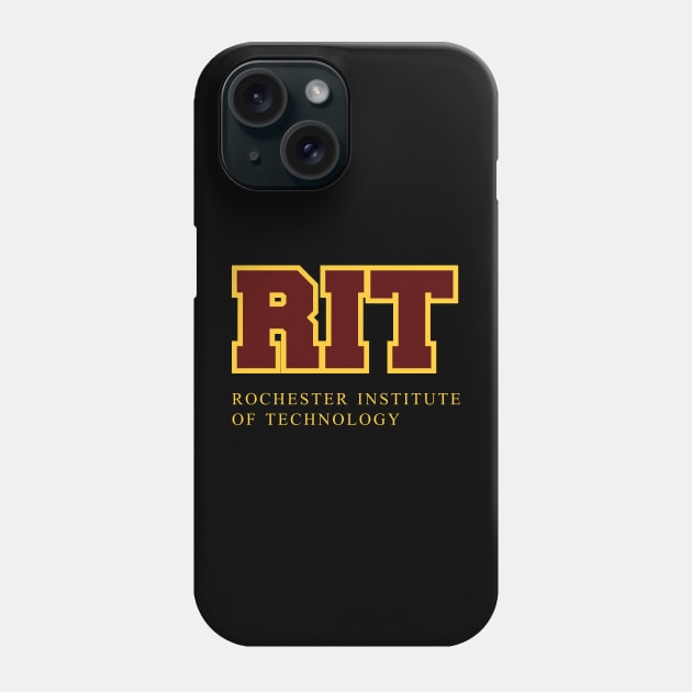 RIT - Rochester Institute of Technology Phone Case by Mollie