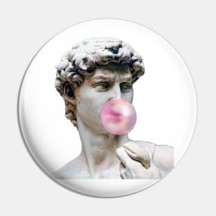 David with bubble gum Pin