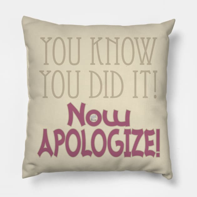 Apologize Pillow by NN Tease