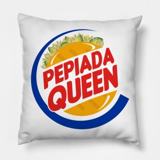 Pepiada Queen Arepa Logo - Venezuela Pillow