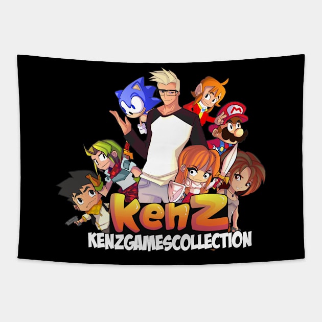 KenzGamesCollection T-Shirt #1 Tapestry by KenzGamesCollection