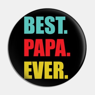 Best Papa Pin