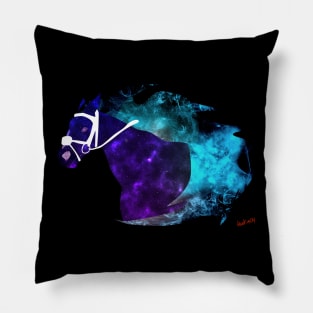 Space Racehorses (front and back) Pillow