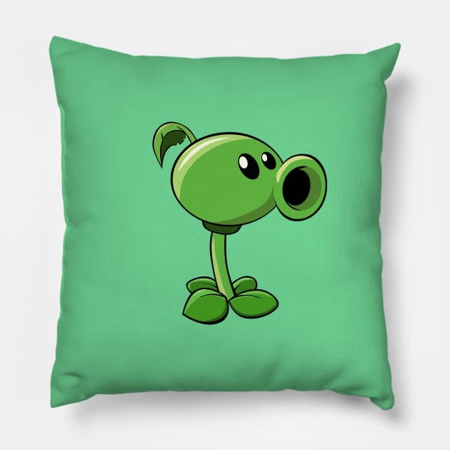 Peashooter Pillow by SGS