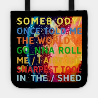 Smash Mouth / In Rainbows Mashup Design Tote