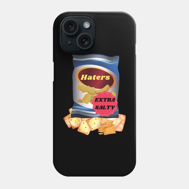 HATERS EXTRA SALTY SET DESIGN Phone Case by The C.O.B. Store