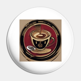 Coffee Retro Cafe Roast Vintage Pin