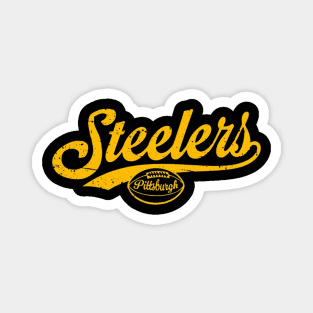 Retro Steelers Magnet