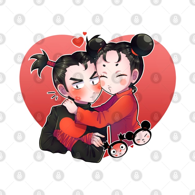 Pucca x Garu Heart by Nadi-chan16