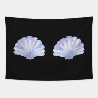 Shell Ya Later - Purple Seashells Tapestry