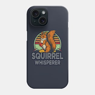 Squirrel Whisperer Retro Vintage Distressed Style Design Phone Case