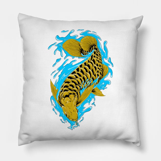 Arowana Fish Pillow by faishalamri