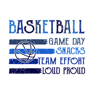 Basketball Loud Proud Basketball Team Gift For Men Women T-Shirt