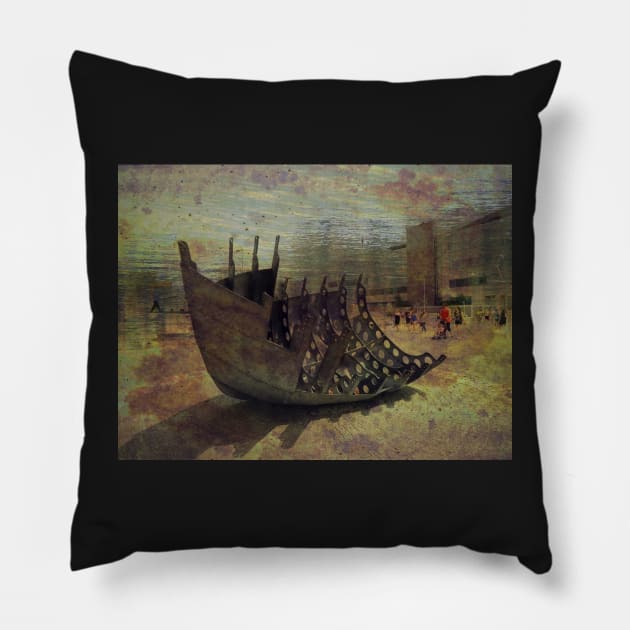 Cardiff Waterworld Pillow by AlexaZari