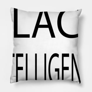 Black Intelligence Pillow