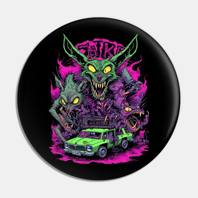 Ratfink Wolf Jaku Pin by MikeyMeta