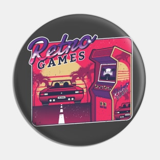 Retro Games Pin