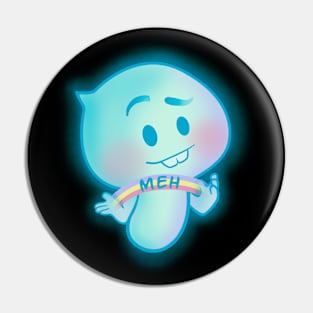 RAINBOW MEH cute spirit ghost cartoon funny Pin