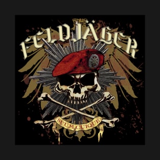 Feldjager Skull w/ Prussian Star T-Shirt