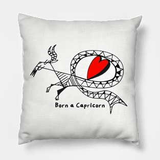 Born a Capricorn by Pollux Pillow