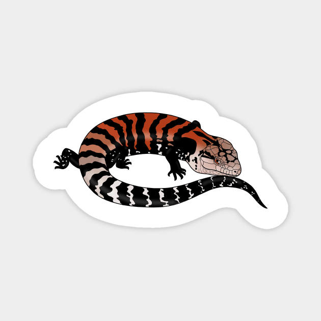 Blue Tongue Skink Magnet by gigas