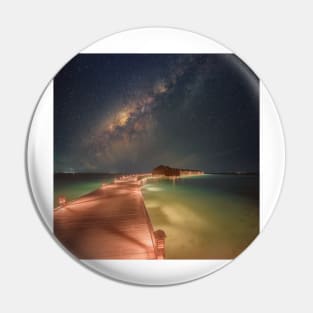 Maldives Milky Way Pin