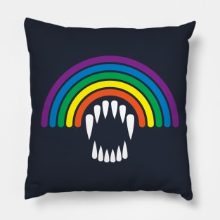 Angry Rainbow Pillow