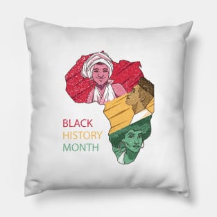 BLACK HISTORY MONTH AMERICAN ROOTS Pillow