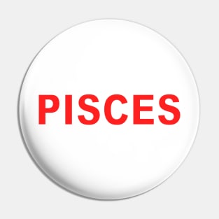 Pisces Zodiac Sign Pin