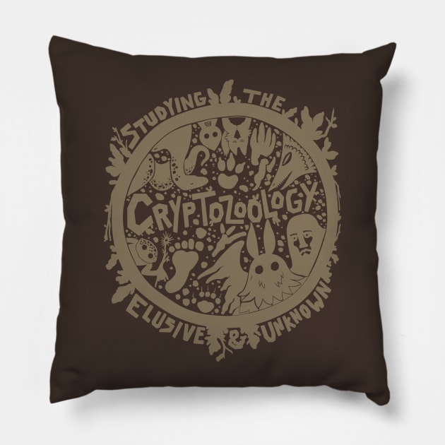 Egertron Cryptozoology Shirt Pillow by Ballyraven