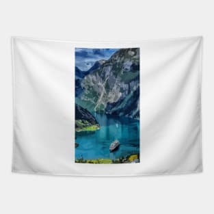 Norway Fjords Painting Tapestry