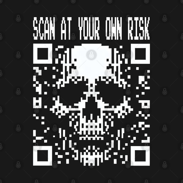 QR Code Skull: Scan at Your Own Risk by MetalByte