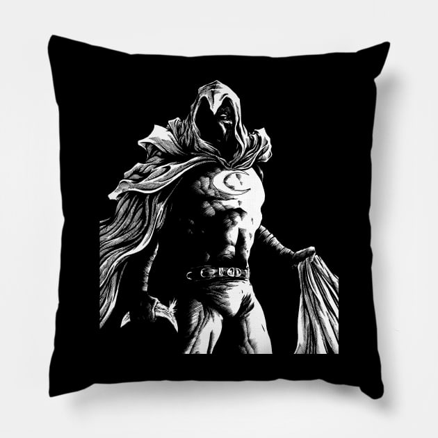 Mr Knight 1 Pillow by JonathanGrimmArt