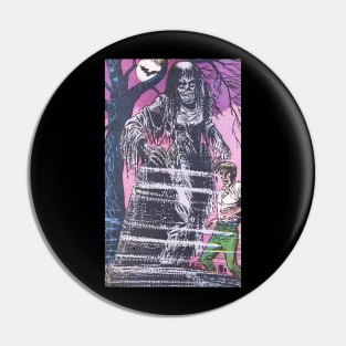 Deadly ghost rising from the grave Pin