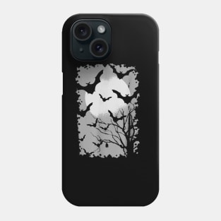 Bats Lover Gift Shirt Goth Graphic Halloween Costume Phone Case