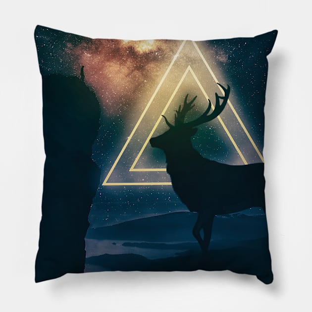 The cosmic reunion Pillow by phxartisans