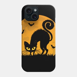 Halloween - Black cat Phone Case